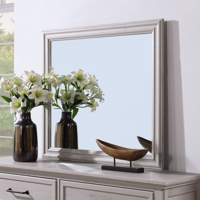 Kylie Bedroom Dresser Mirror, Attachable, Wall Hanging - Sand