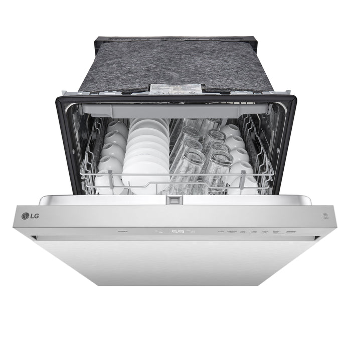 LG 24\" 50 dBA Built-In Front-Control Dishwasher with Dynamic Dry - Smudge Proof Stainless Steel - LDFC3532S