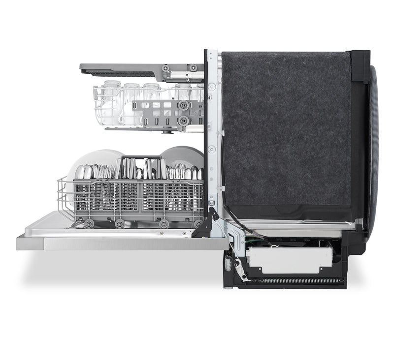 LG 24\" 50 dBA Built-In Front-Control Dishwasher with Dynamic Dry - Smudge Proof Stainless Steel - LDFC3532S