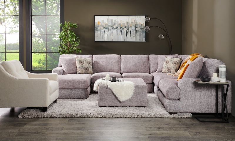 Leila 10.25\" C-Shaped Chairside Table - Grey