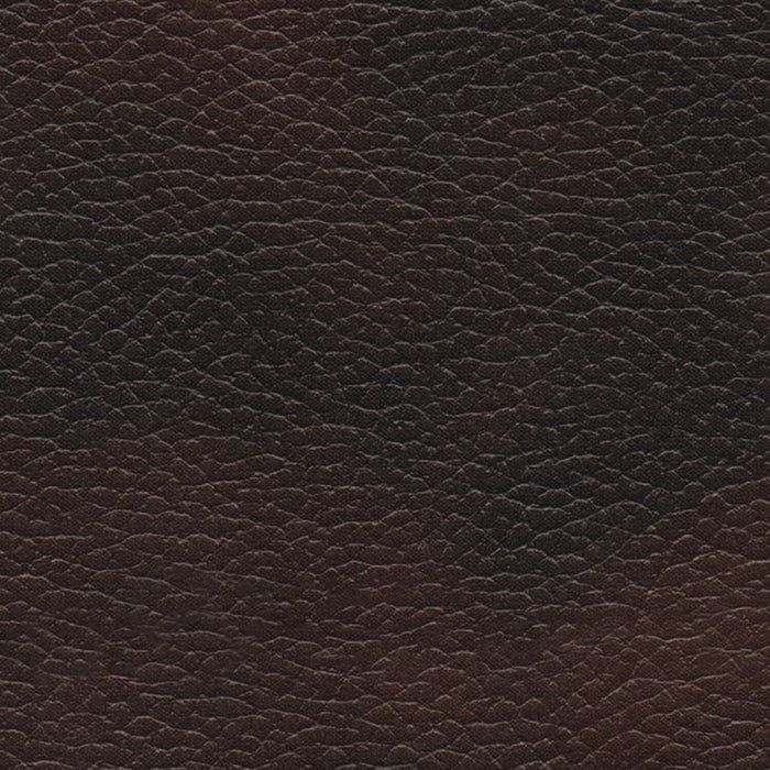 Leo 87.5\" Leather-Look Fabric Reclining Sofa - Walnut Brown