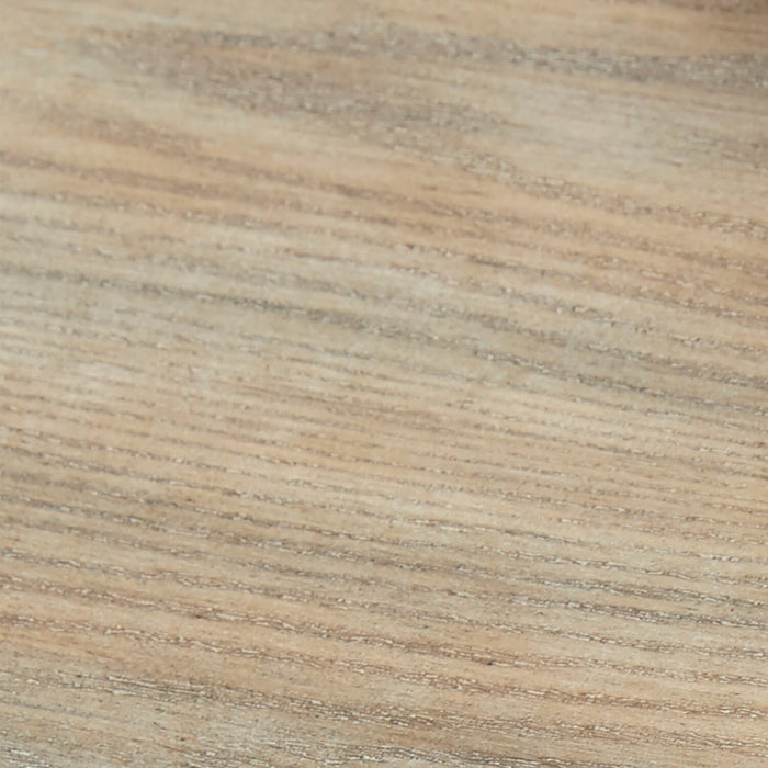 Lloyd 43” Modern Round Coffee Table with Shelf & Casters - Grey Brown