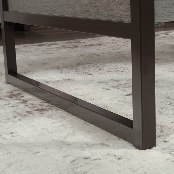 Manhattan Gate 65.98\" Commercial Grade Executive Office Desk with 4-Drawers - Mystic Oak