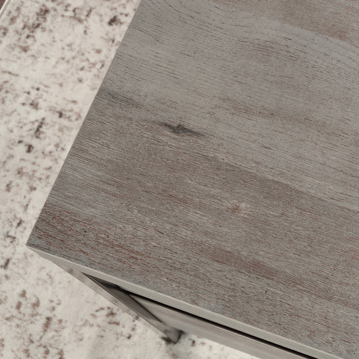 Manhattan Gate 65.98\" Commercial Grade Executive Office Desk with 4-Drawers - Mystic Oak