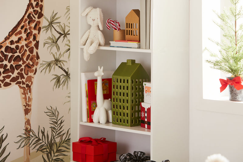 Slade 24.75\" 5-Shelf Bookcase - White