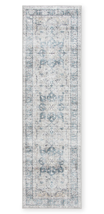 Melis Grey Washable Area Rug - 5’ x 7’