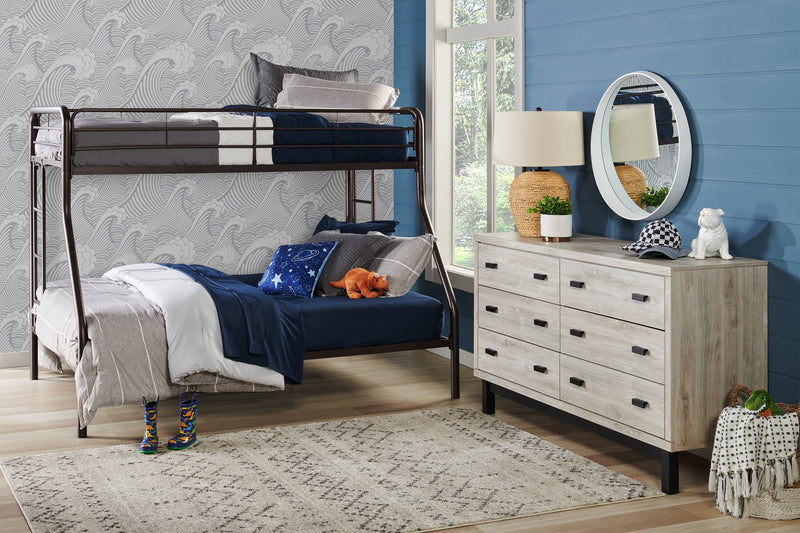 25\" Ratten Table Lamp with Beige Shade