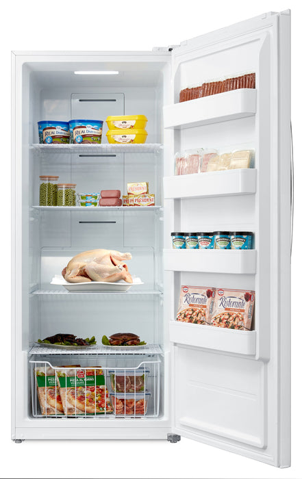 Midea 13.8 Cu. Ft. Convertible Upright Refrigerator-Freezer - MU138SWAR1RC1