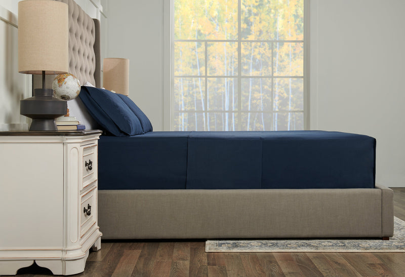 Masterguard® Ultra Advanced 4-Piece King Sheet Set - Navy