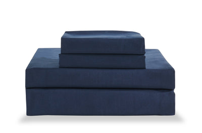 Masterguard® Ultra Advanced 4-Piece Full Sheet Set - Navy | Ensemble de draps Ultra Advanced MasterguardMD 4 pièces pour lit double - bleu marine