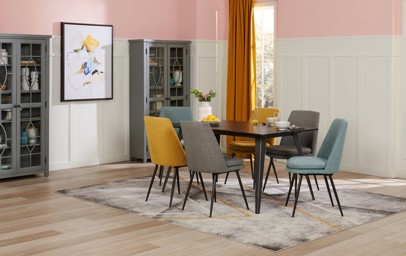 Athena 36\" Curio Cabinet - Grey