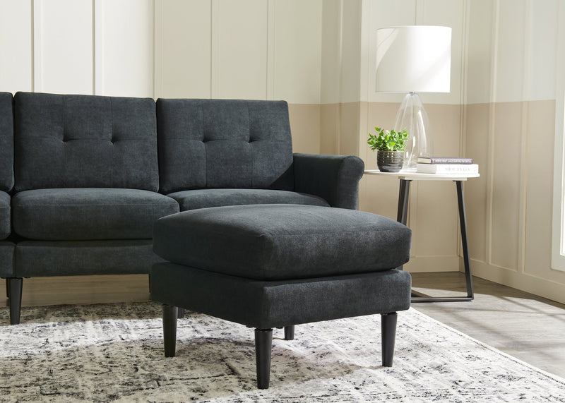 Kort & Co. Nico 22\" Modern Oval End Table - White Sinetered Stone with Dark Grey Metal Legs