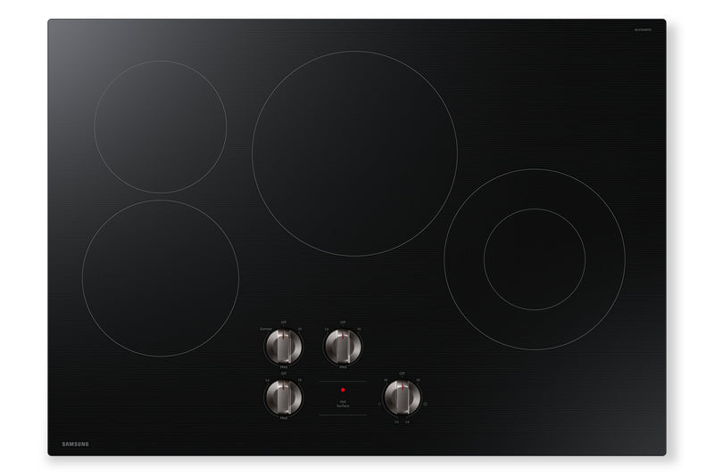 Samsung 30\" 4-Element Electric Cooktop with Knob Controls - Black - NZ30FG5332RKAA