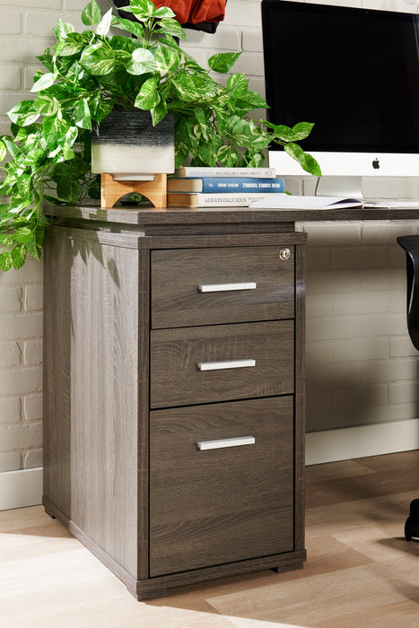 Oliver 60\" Folding Corner Office Desk with Storage & USB Ports - Grey