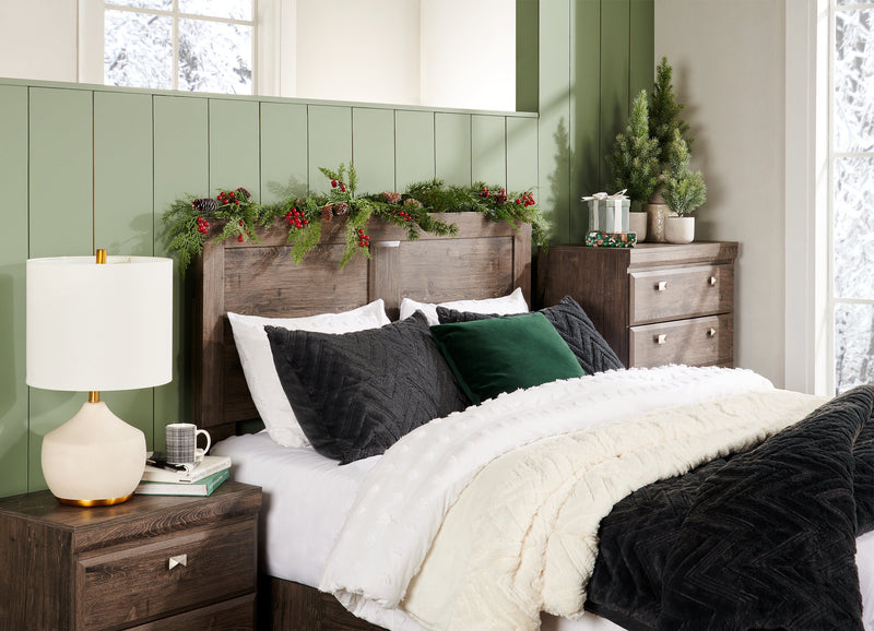 Tilda 3-Piece Full/Queen Comforter Set - Charcoal