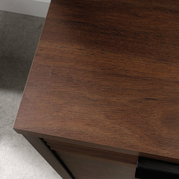 Palo Alto 59.13\" Commercial Grade Credenza Office Desk with 6-Drawers - Mahogany