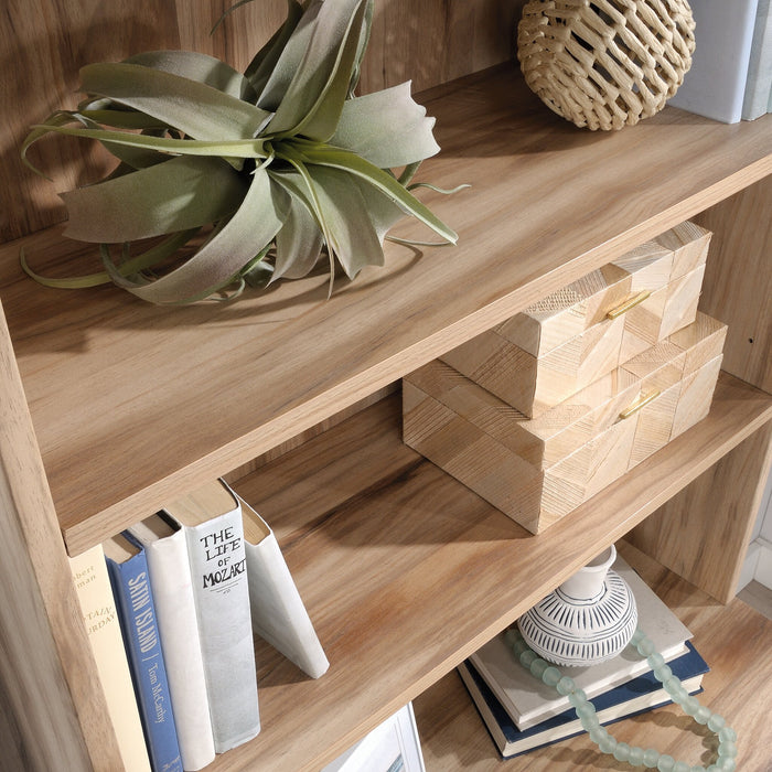 Portage Park 30.35\" Commercial Grade 2-Shelf Library Hutch - Light Brown