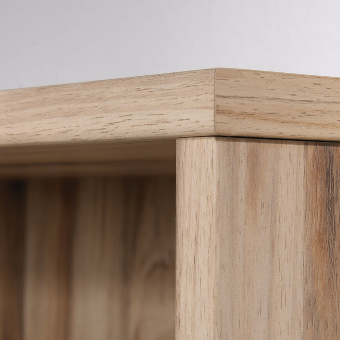 Portage Park 30.35\" Commercial Grade 2-Shelf Library Hutch - Light Brown