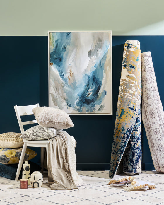 Quiet Waters I Framed Canvas - 32\" x 42\"