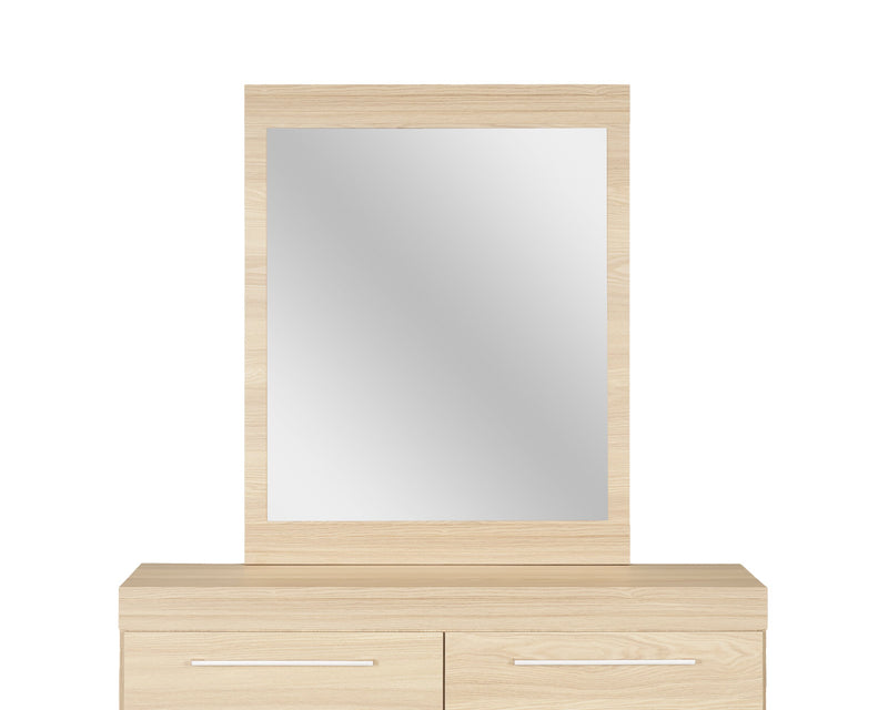 Riley Bedroom Dresser Mirror, Made in Canada - Natural