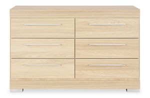 Riley Bedroom 6-Drawer Dresser, 49