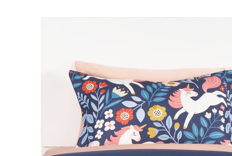 Riley Panel Bed with Headboard & Frame for Kids, Made in Canada, White - Twin Size