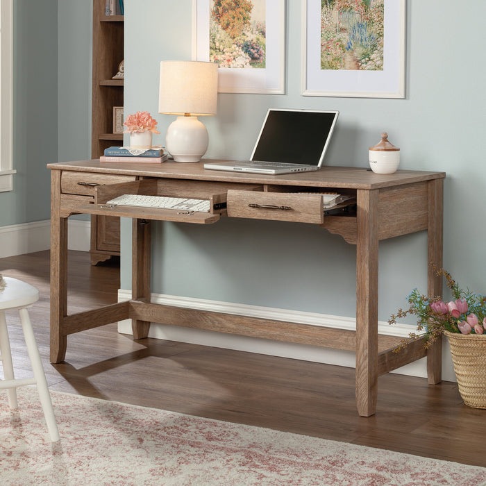 Rollingwood 54.02\" Commercial Grade Writing Office Desk with 3-Drawers - Brushed Oak
