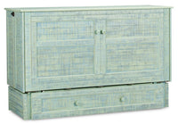 Parker Cabinet Bed, Seafoam - Queen Size