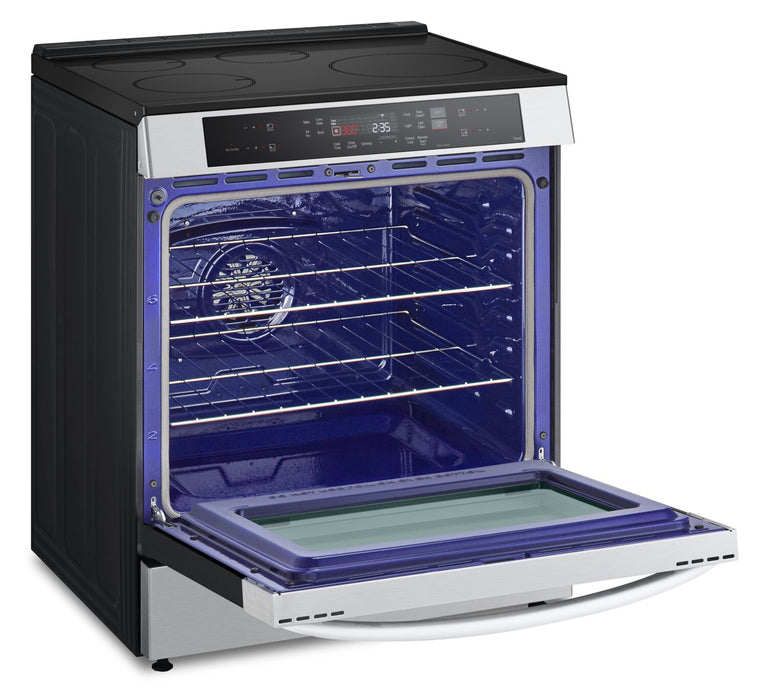 LG 30\" 6.3 Cu. Ft. Smart Induction Range with Convection and Air Fry - Stainless Steel - LSIL6332FE