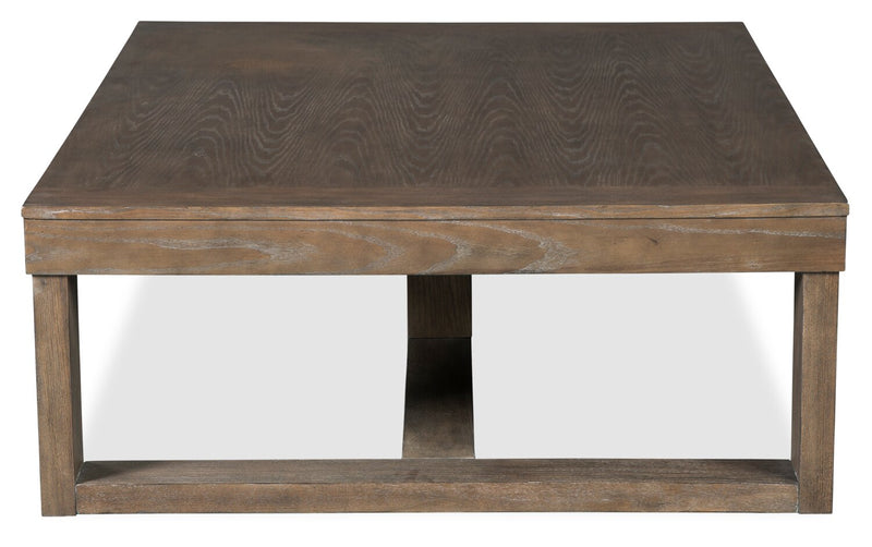 Jasper 56\" Modern Coffee Table - Grey Brown