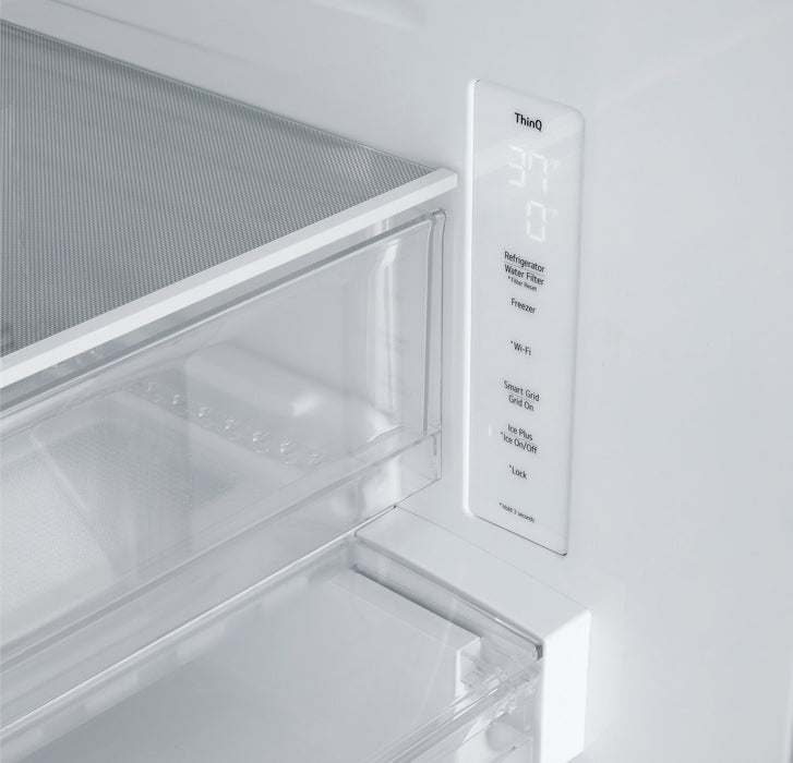 LG 33\" 25 Cu. Ft. French-Door Refrigerator with Dual Ice Makers - Stainless Steel - LF25S6330S