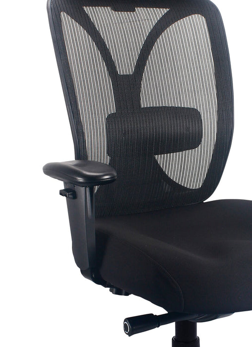 Tempur-Pedic Boman 28.5” Office Chair - Black with Mesh Back