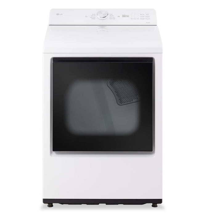 LG 7.3 Cu. Ft. Electric Dryer with AI Sensing and ThinQ® - Alpine White - DLE8200CW