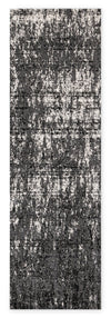 Fresh Washable Grey & White Distressed Rug - 2'0\" x 6'7\"