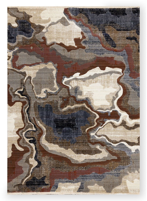 Janey Multi-Colour Area Rug - 5'3\" x 7'10\"