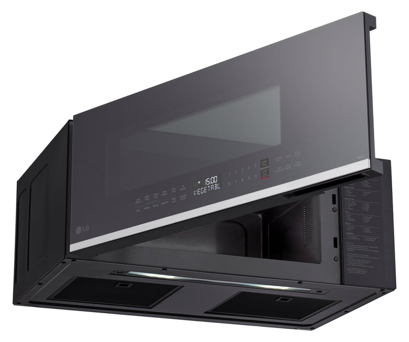 LG 1.3 Cu. Ft. Smart Low-Profile Over-the-Range Microwave Oven with Sensor Cook - MVEF1337F
