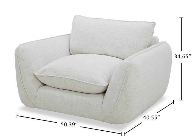 Monaco Swivel Chair - Wheat