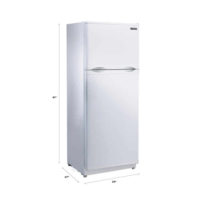 Off-Grid by Unique 10.3 Cu. Ft. Solar-Powered 12/24 DC Top-Mount Refrigerator - White - UGP-290LW