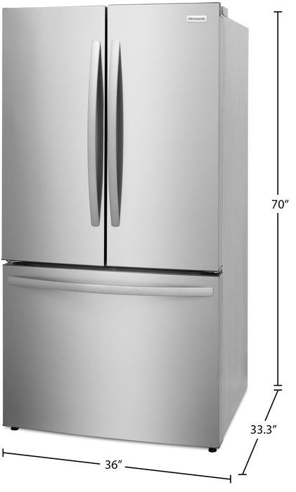 Frigidaire 36\" 28.8 Cu. Ft. Standard-Depth French-Door Refrigerator - Smudge-Proof® Stainless Steel - FRFN2813AF