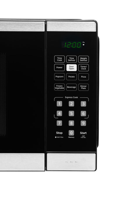 Danby 1.1 Cu. Ft. Countertop Microwave - Stainless Steel - DBMW1126BBS