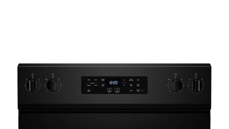 Whirlpool 30\" 5.3 Cu. Ft. Electric Range with 5 Elements - Black - YWFES3330RB