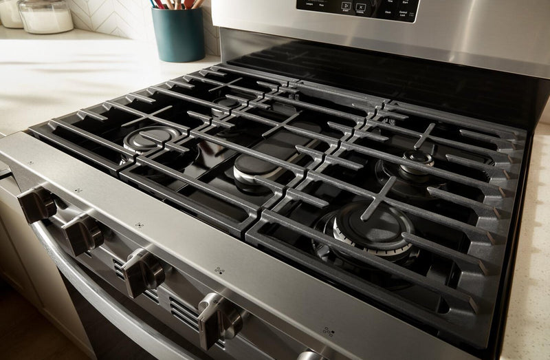 Whirlpool 5 Cu. Ft. Gas Range with Air Fry and Self-Clean - Stainless Steel - WFGS5030RZ