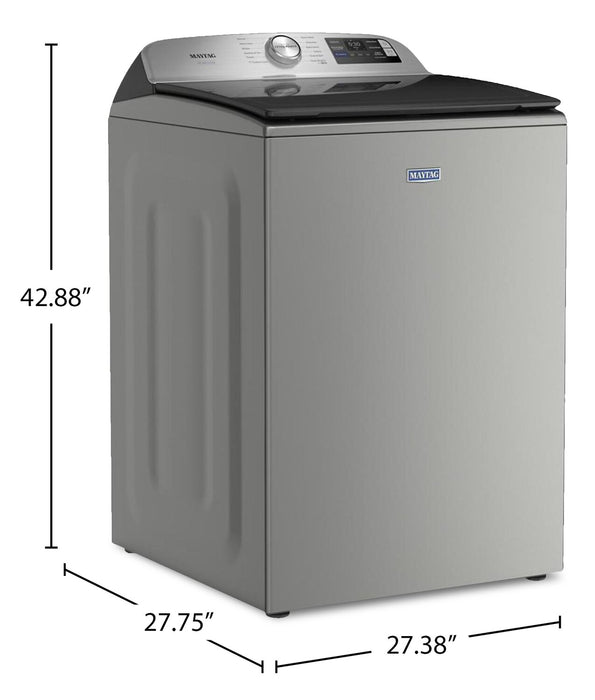 Maytag 6.0 Cu. Ft. Pet Pro Smart Top-Load Washer - Radiant Silver - MTW7205RR
