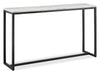Webber 48\" Modern Marble Sofa Table - White