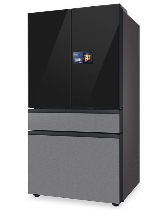 Samsung 36\" 23 Cu. Ft. Bespoke Counter-Depth French-Door Refrigerator with AI Home Screen - RF90F29BECRAA