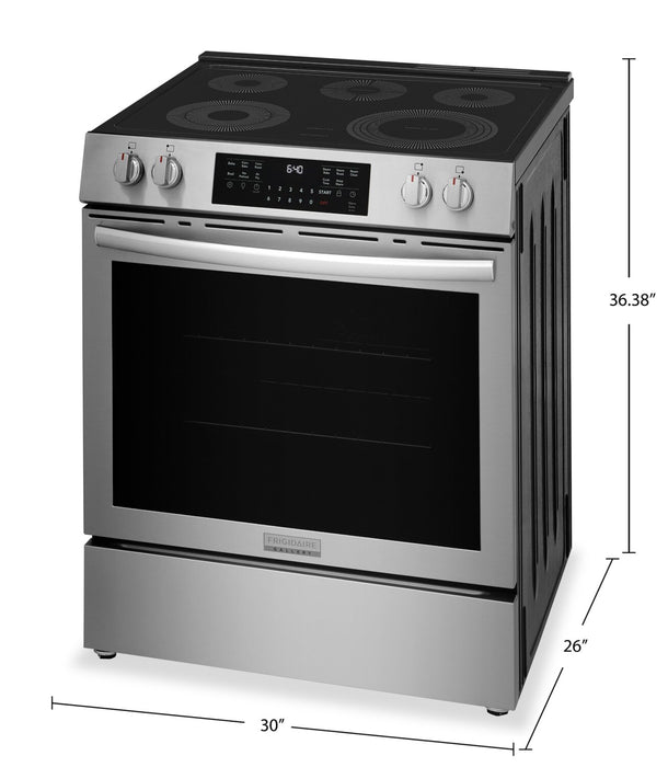 Frigidaire Gallery 5.3 Cu. Ft. Electric Range with Total Convection – Stainless Steel - GCFE305CBF