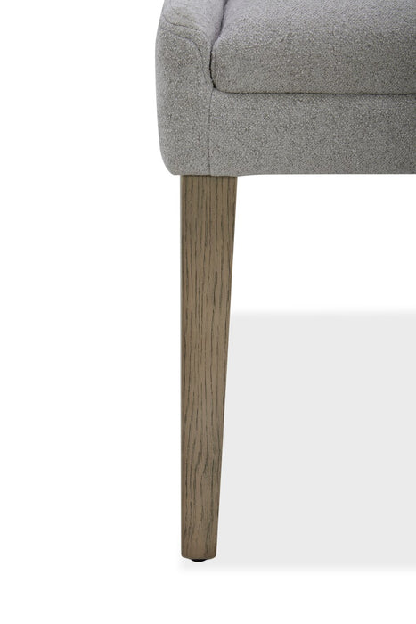 Clay Dining Chair with Polyester Fabric - Dove Grey