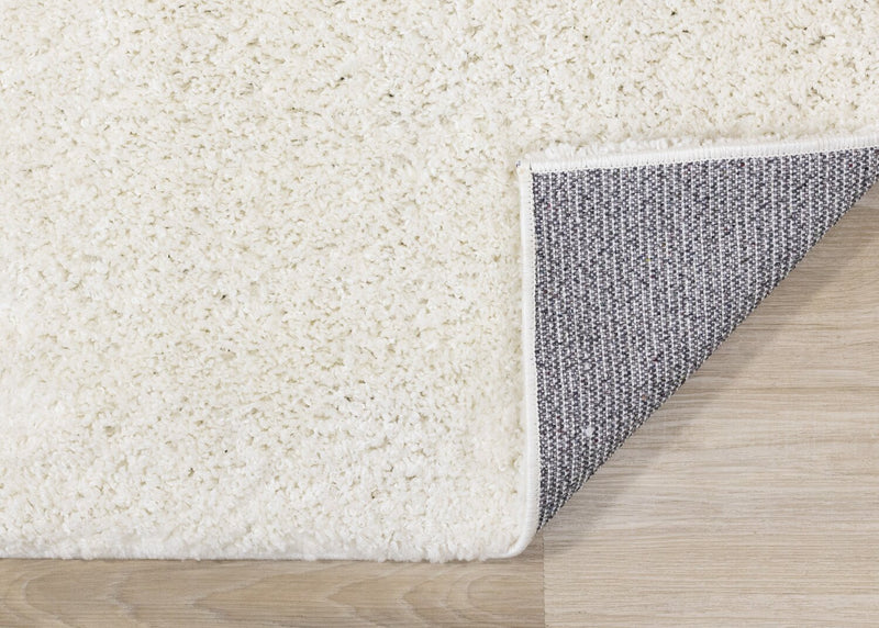 Pascal Cream Shag Area Rug - 5'3\" x 7'7\"