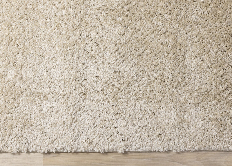 Pascal Beige Shag Area Rug - 5'3\" x 7'7\"