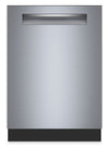 Bosch 500 Series 24” 46 dBA Built-In Dishwasher - Anti-Fingerprint Brushed Steel - SHP55DM5N